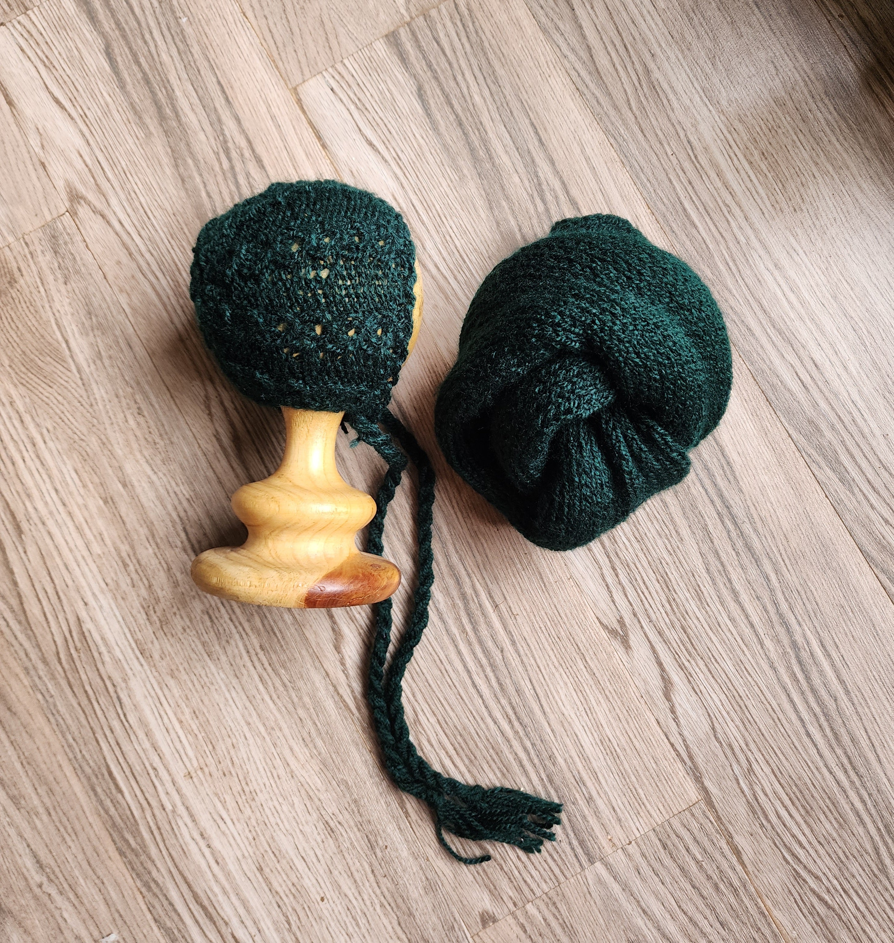 Knitted Wrap & Cap Set Type 4