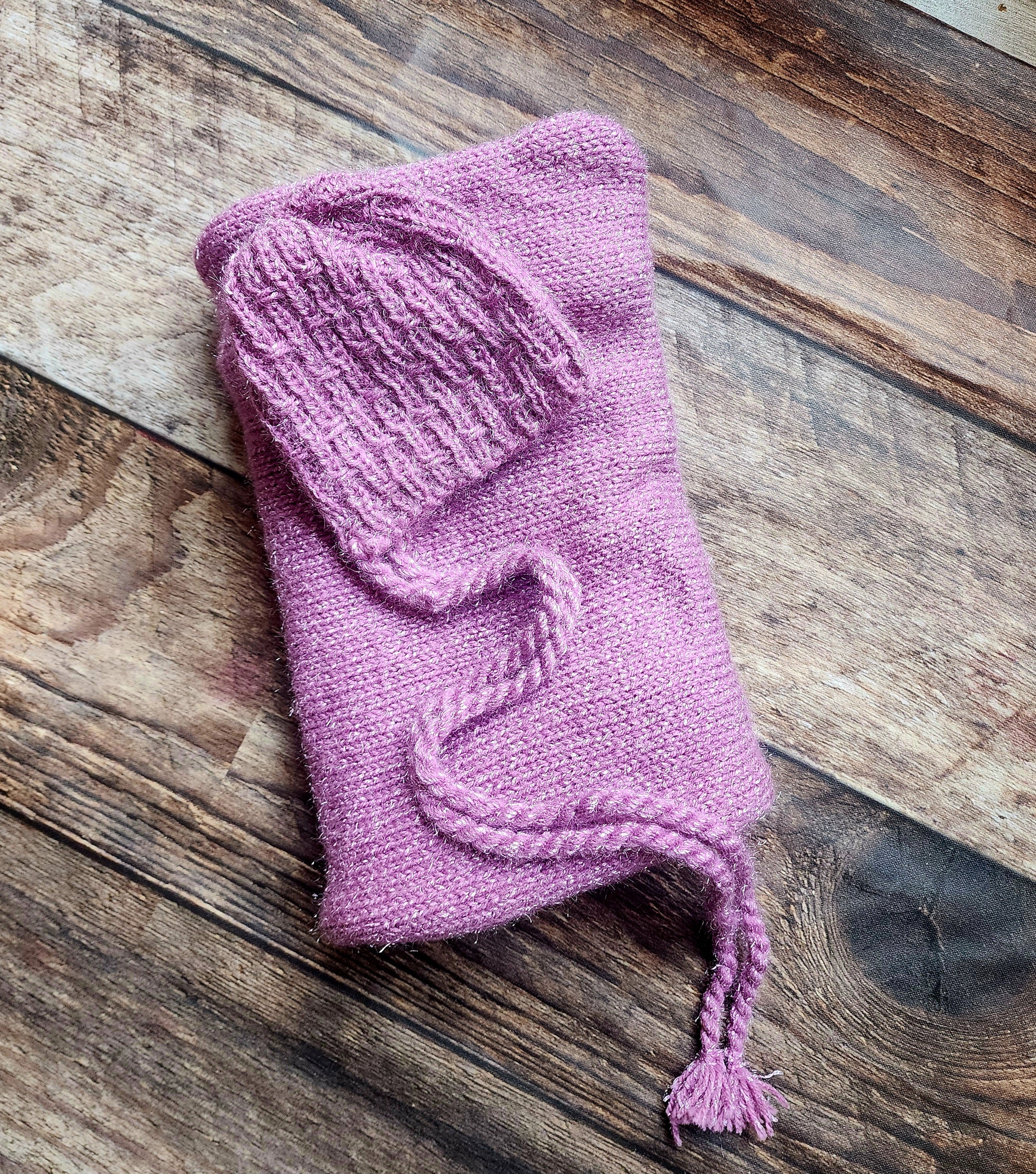 Knitted Wrap & Cap Set Type 1