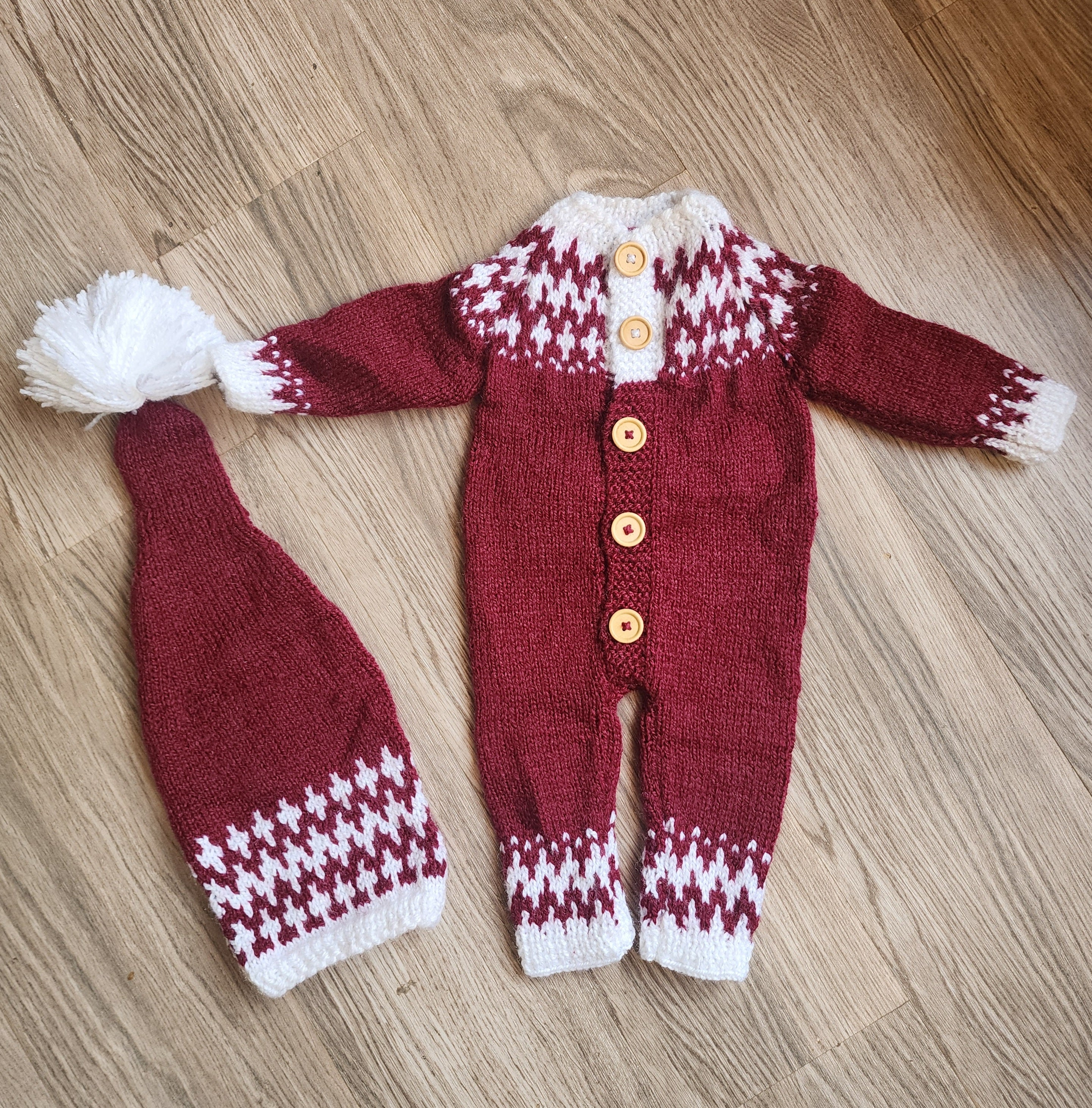 Christmas Collection Romper & Cap Set