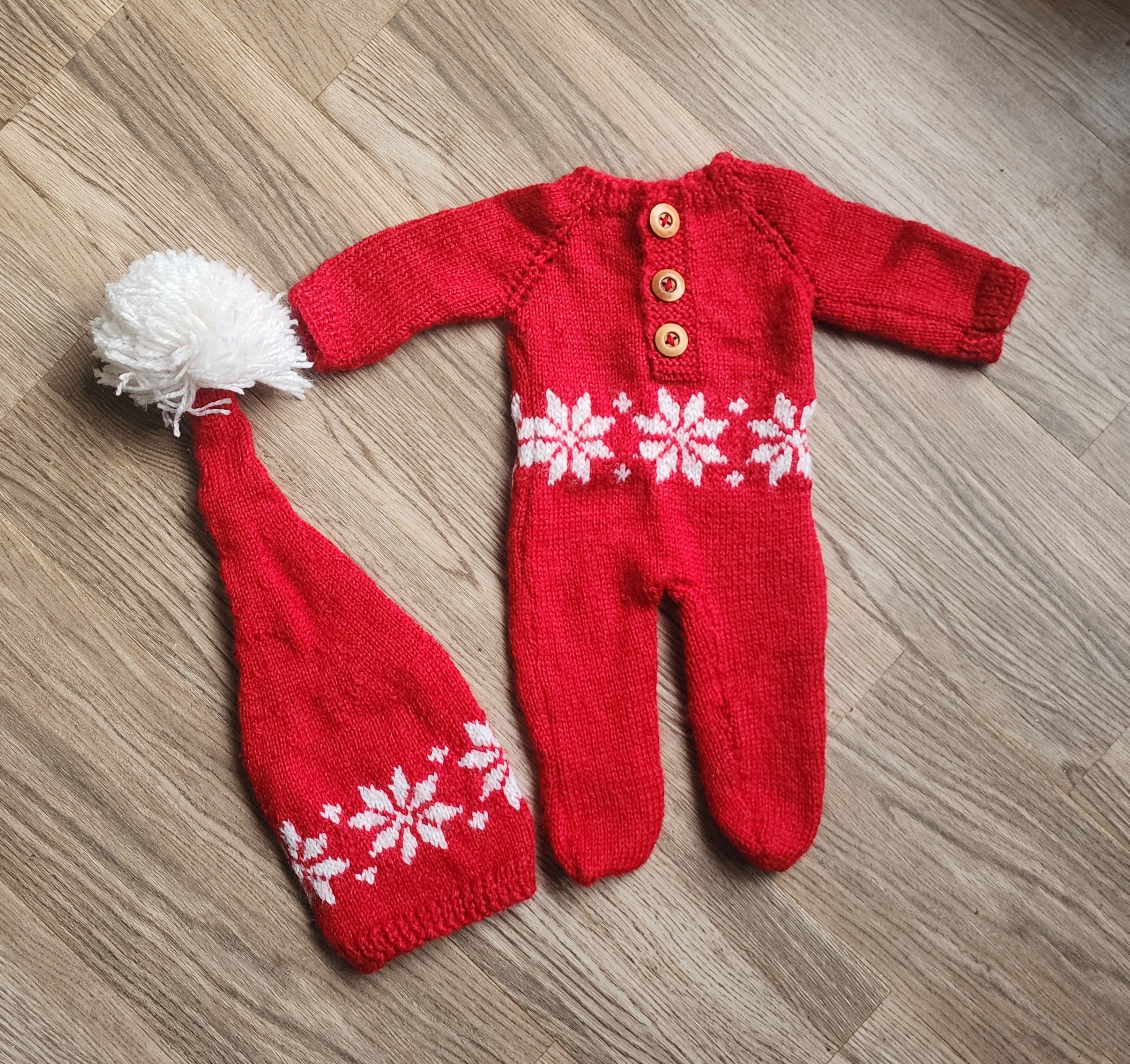 Christmas Collection Romper & Cap Set