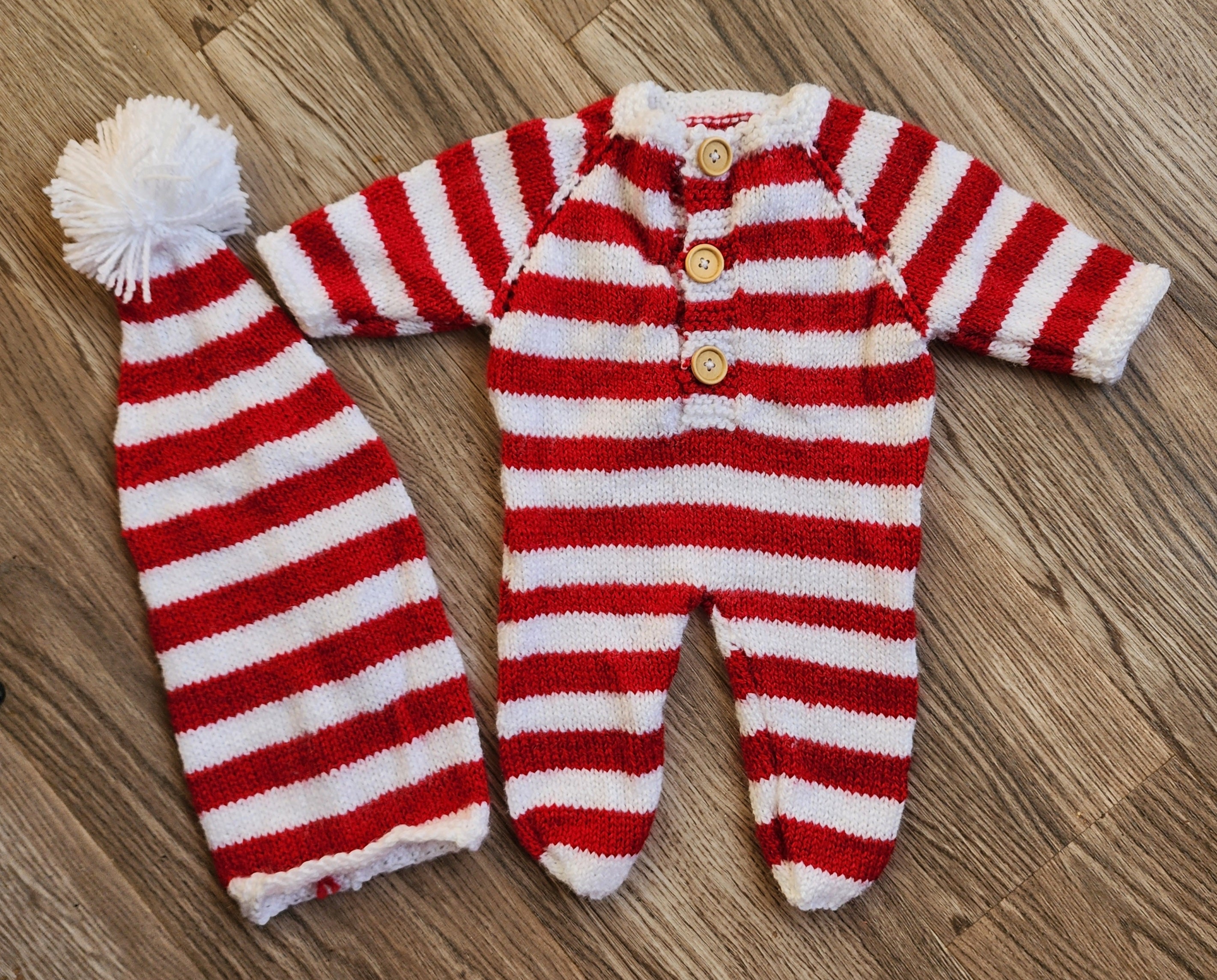 Christmas Collection Romper & Cap Set